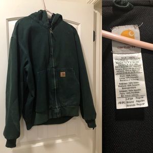 Dark Green Carhartt Coat
